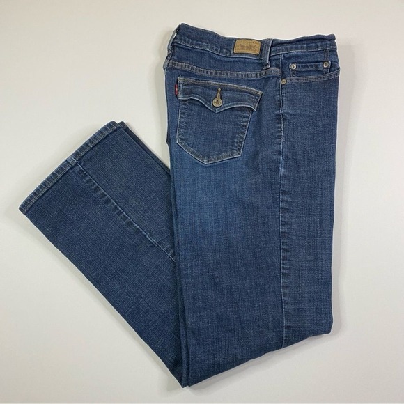 Levi's 512 Jeans Women's 30x29 Perfectly Slimming Bootcut Denim Flap Pocket - Picture 1 of 12